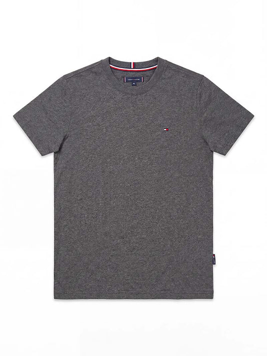 Tommy Gray Cotton V-Neck
