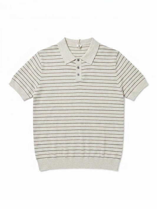 Striped Knit Crew Neck