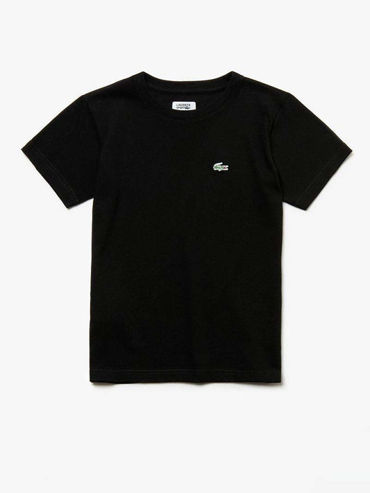Lacoste Navy Blue Cotton Crew Neck
