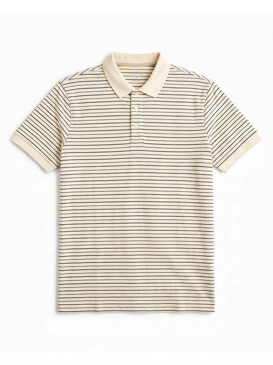Striped Cotton Polo