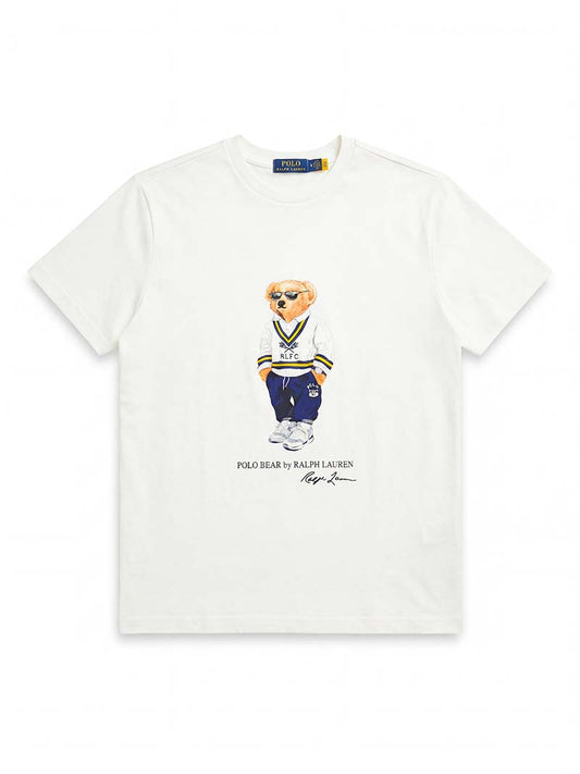 Ralph Lauren White Cotton Crew Neck