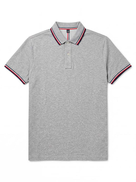 Tommy Gray Cotton Polo